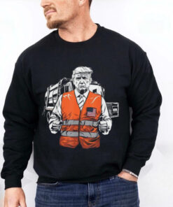 Official Trump garbage truck truck vest T shirt 1 Official Trump garbage truck truck vest T shirt