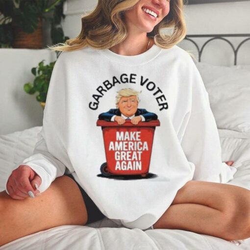 Official Trump garbage truck voter maga make America great again T shirt