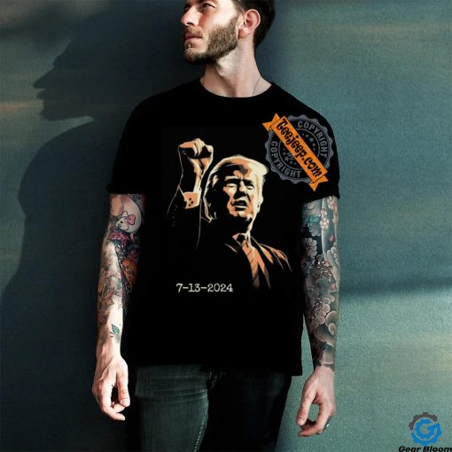 Official Trump inspirational fist pump july 13 2024 T shirt