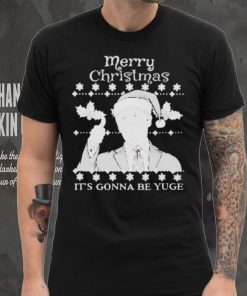 Official Trump mugshot merry Christmas it's gonna be yuge T hoodie, sweater, longsleeve, shirt v-neck, t-shirt