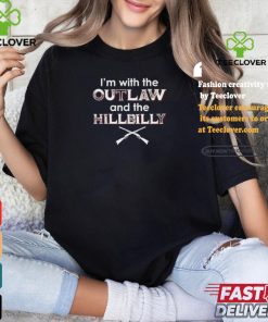 Official Trump vance 2024 I’m with the outlaw and the hillbilly 2024 saying quote T shirt