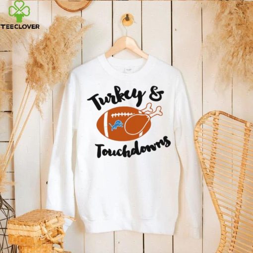 Official Turkey And Touch Down Detroit Lions Shirt