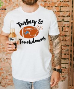 Official Turkey And Touch Down Detroit Lions Shirt