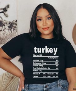 Official Turkey Nutrition Calories Daily Value Total Fat 2.5G Shirt 2 Official Turkey Nutrition Calories Daily Value Total Fat 2.5G Shirt