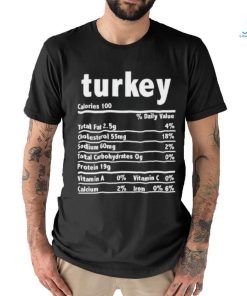 Official Turkey Nutrition Calories Daily Value Total Fat 2.5G Shirt 3 Official Turkey Nutrition Calories Daily Value Total Fat 2.5G Shirt
