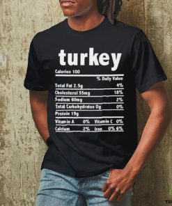 Official Turkey Nutrition Calories Daily Value Total Fat 2.5G Shirt 4 Official Turkey Nutrition Calories Daily Value Total Fat 2.5G Shirt