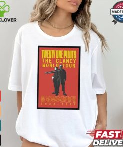 Official Twenty One Pilots The Clancy World Tour 2024 2025 Poster shirt