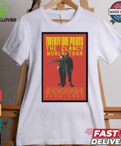 Official Twenty One Pilots The Clancy World Tour 2024 2025 Poster shirt