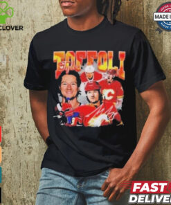 Official Tyler toffolI vintage 90s hockey T shirt