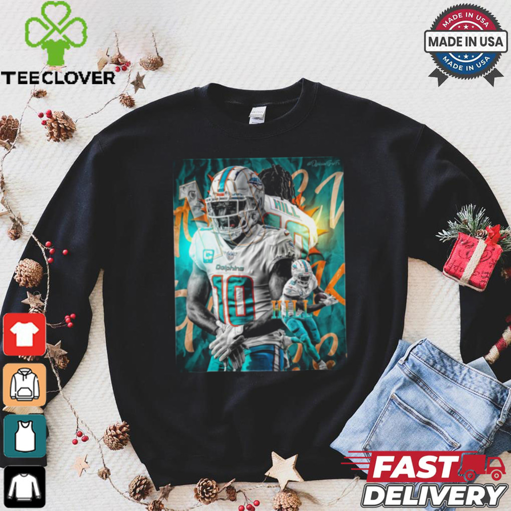 Official Tyreek Hill NFL Miami Dolphins Go Fins Poster Design 2024 t shirt Official Tyreek Hill NFL Miami Dolphins Go Fins Poster Design 2024 t shirt