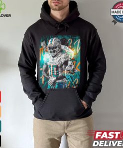 Official Tyreek Hill NFL Miami Dolphins Go Fins Poster Design 2024 t shirt