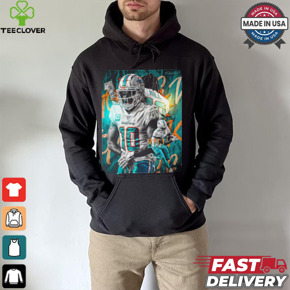 Official Tyreek Hill NFL Miami Dolphins Go Fins Poster Design 2024 t shirt Official Tyreek Hill NFL Miami Dolphins Go Fins Poster Design 2024 t shirt