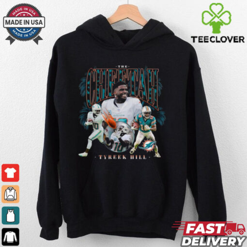 Official Tyreek Hill The Cheetah Miami Dolphins Notorious Player Graphic NFL t shirt