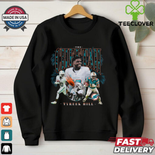 Official Tyreek Hill The Cheetah Miami Dolphins Notorious Player Graphic NFL t shirt