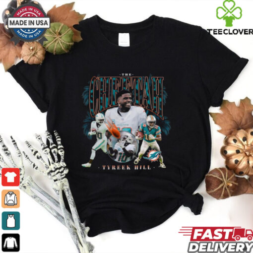 Official Tyreek Hill The Cheetah Miami Dolphins Notorious Player Graphic NFL t shirt