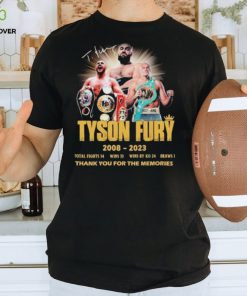 Official Tyson Fury 2008 – 2023 Thank You For The Memories Signature Shirt