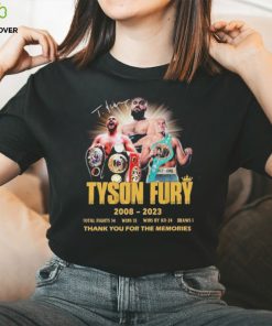 Official Tyson Fury 2008 – 2023 Thank You For The Memories Signature Shirt