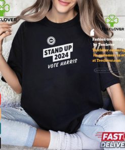Official UAW Stand Up 2024 Vote Harris t shirt