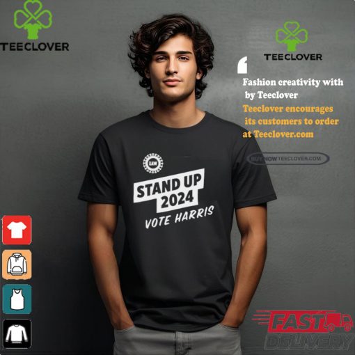 Official UAW Stand Up 2024 Vote Harris t shirt