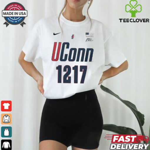 Official UConn Basketball Nike 1217 Big East Shirt