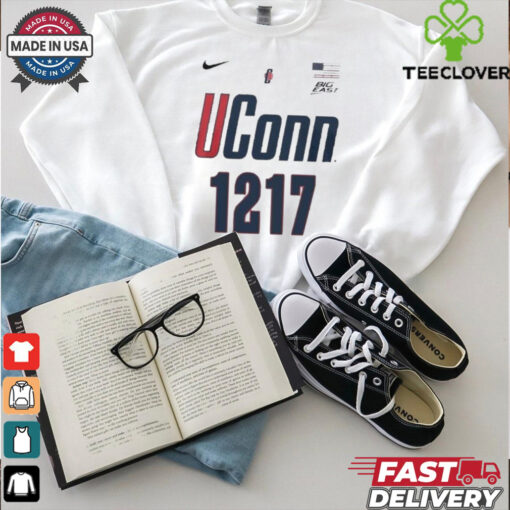 Official UConn Basketball Nike 1217 Big East Shirt
