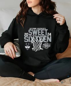 Official UConn Huskies Sweet Sixteen 2024 The Road to Phoenix Shirt
