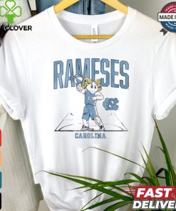 Official UNC Basketball Rameses Carolina Mascot Painting t shirt