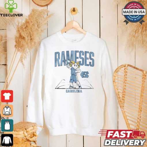 Official UNC Basketball Rameses Carolina Mascot Painting t shirt