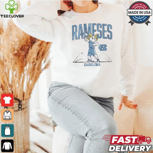 Official UNC Basketball Rameses Carolina Mascot Painting t shirt