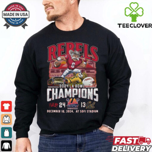 Official UNLV Rebels 2024 LA Bowl Champions 2024 T Shirts
