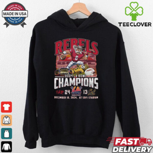 Official UNLV Rebels 2024 LA Bowl Champions 2024 T Shirts