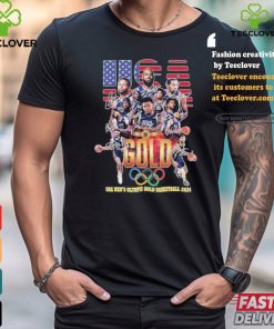 Official US Men’s Olympic Gold Basketball Team 2024 Champions T Shirt