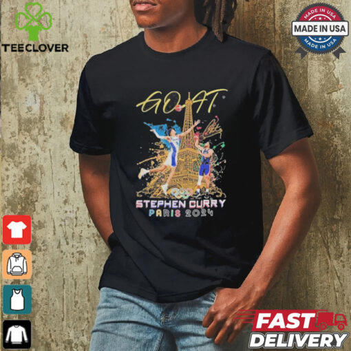 Official USA Basketball Player Stephen Curry The Goat Olympic Shirt