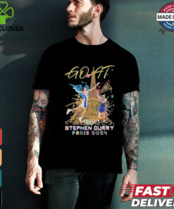 Official USA Basketball Player Stephen Curry The Goat Olympic Shirt