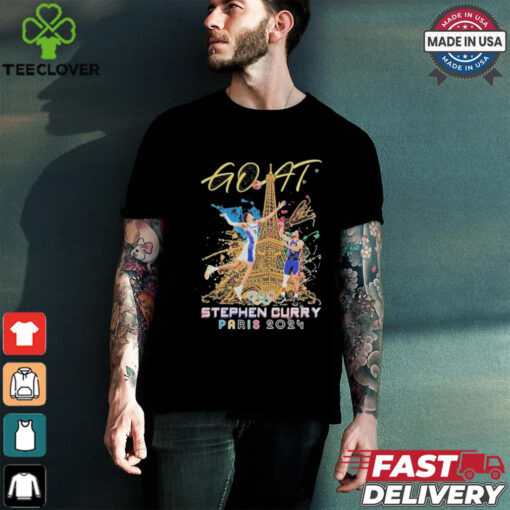Official USA Basketball Player Stephen Curry The Goat Olympic Shirt