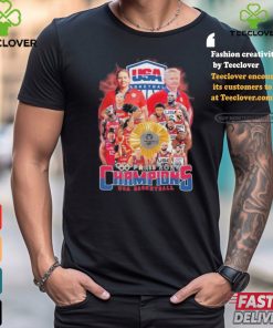 Official USA Basketball Team 2024 Olympic Paris Champions Women Team T Shirt