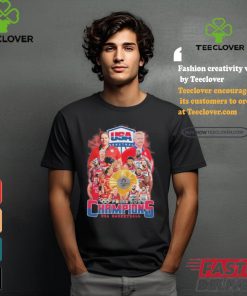 Official USA Basketball Team 2024 Olympic Paris Champions Women Team T Shirt 1 Official USA Basketball Team 2024 Olympic Paris Champions Women Team T Shirt