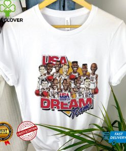 Official USA Dream Team 1992 Caricature Shirt