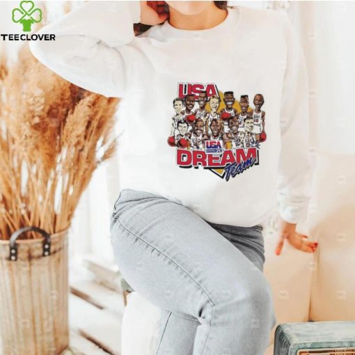 Official USA Dream Team 1992 Caricature Shirt