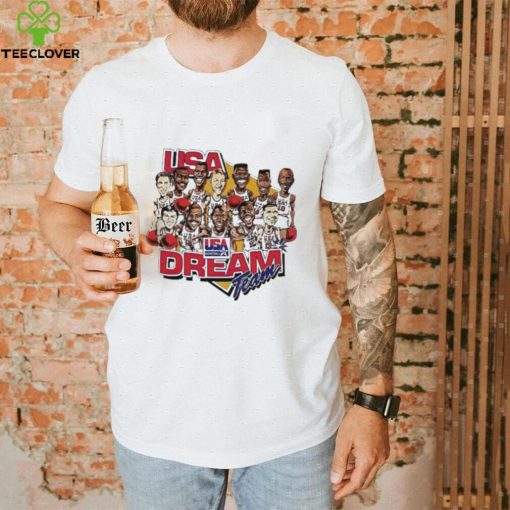 Official USA Dream Team 1992 Caricature Shirt