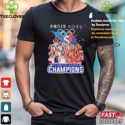 Official USA Olympic Games Champions Paris 2024 Shirt