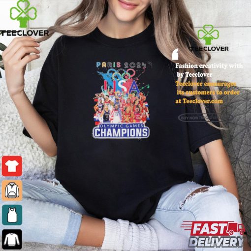 Official USA Olympic Games Champions Paris 2024 Shirt