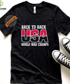 Official USA Team 2024 Back To Back World War Champs Shirt