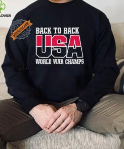 Official USA Team 2024 Back To Back World War Champs Shirt