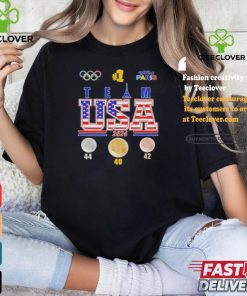 Official USA Team 2024 Olympic Paris Champions 40 Gold Medals First Place T Shirt
