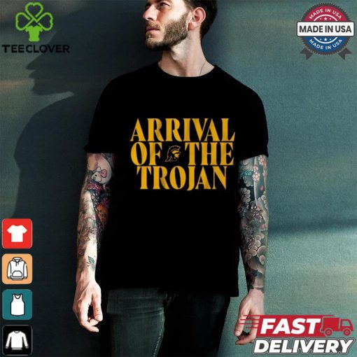 Official USC Football Arrival of the Trojan Tee Shirt