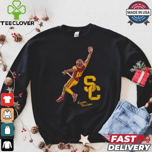 Official USC Football Kyron Hudson Catch Shirt