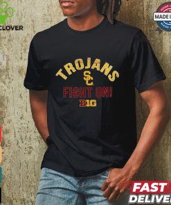 Official USC Trojans Fight On 2024 Big Ten Conference Member T Shirt