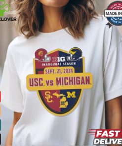 Official USC Trojans vs Michigan Wolverines Big 10 Inaugural Season September 21, 2024 Shirt