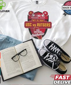 Official USC Trojans vs Rutgers Scarlet Knights Big 10 Inaugural Season October 25, 2024 Shirt 1 Official USC Trojans vs Rutgers Scarlet Knights Big 10 Inaugural Season October 25, 2024 Shirt